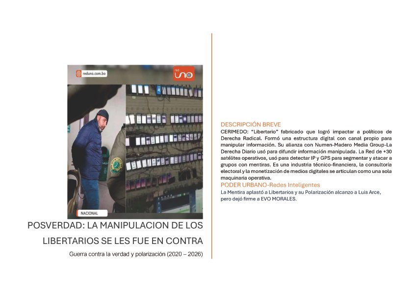 Posverdad y acciones. 2020-2026.