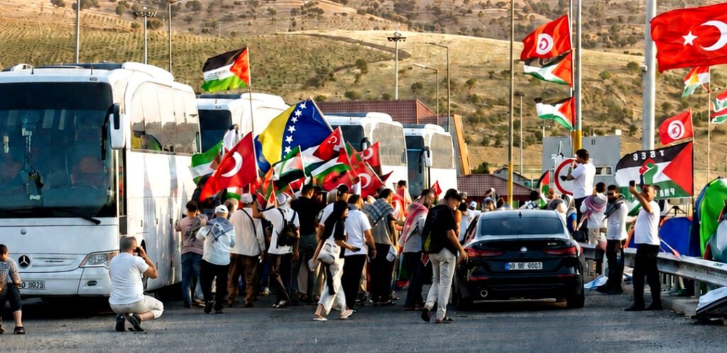 Una caravana internacional salió de Bosnia y Herzegovina con destino a Palestina.
