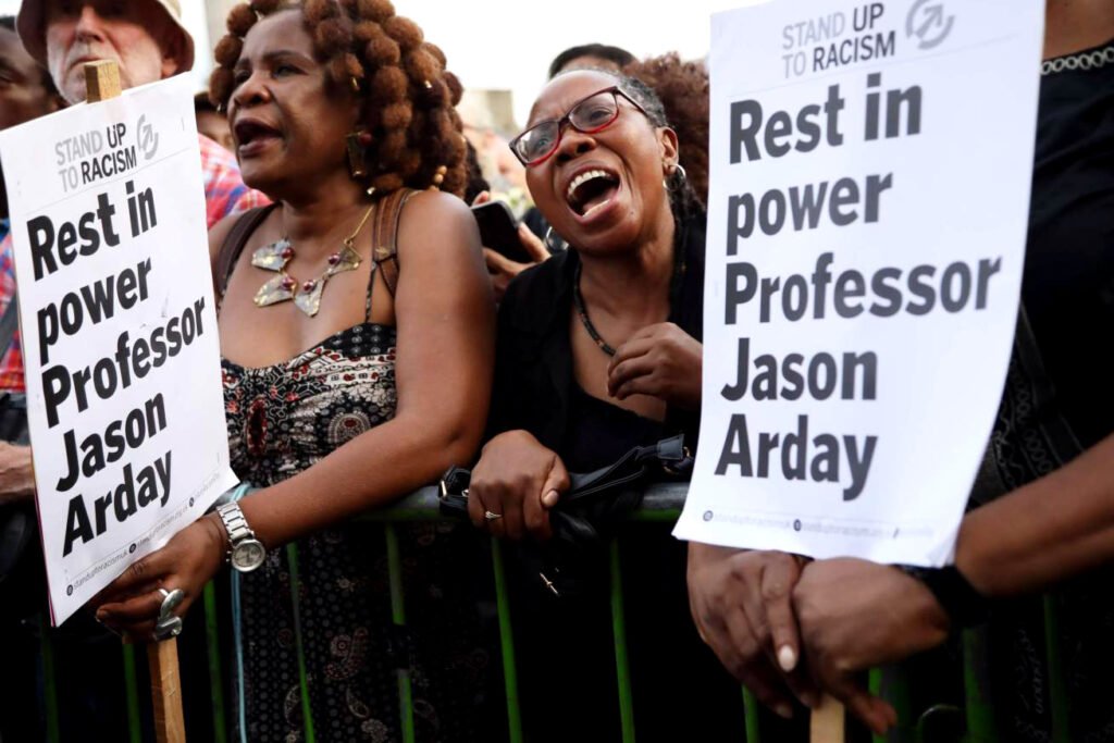 El 17 de agosto de 2026 se celebró una vigilia en Trafalgar Square en memoria de Jason Arday.