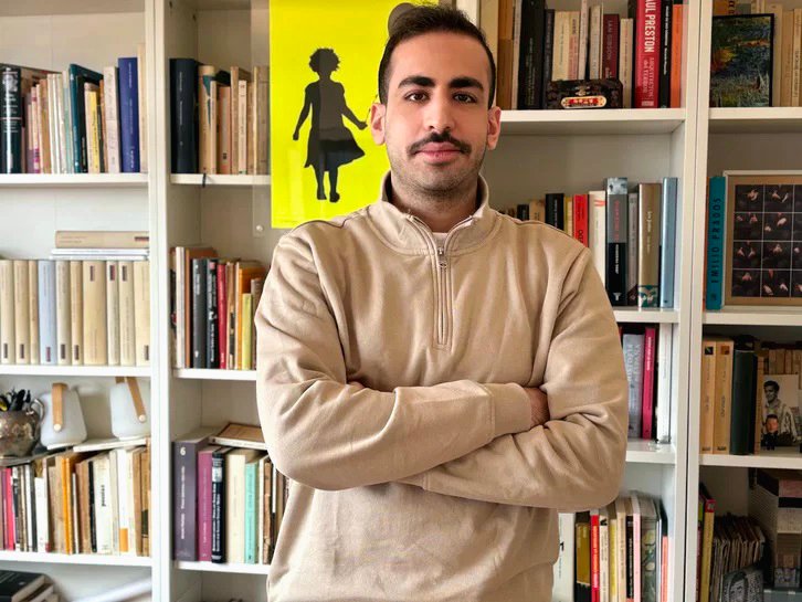 El periodista palestino Mahmoud Mushtaha fue evacuado a Gran Bretaña en diciembre.