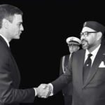 El rey de Marruecos, Mohamed VI, y Pedro Sánchez, presidente del gobierno de España.