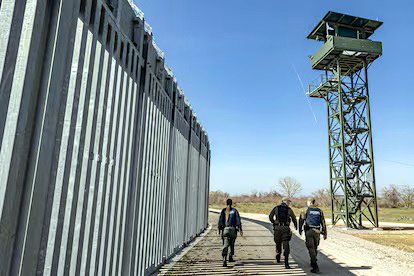 Frontera terrestre entre Grecia y Turquía en la región del río Evros.