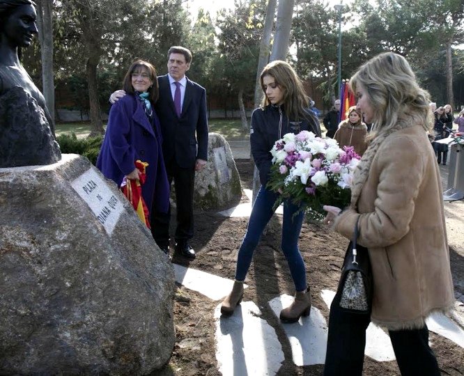 Inauguración de la plaza Diana Quer en Pozuelo de Alarcón.