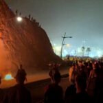 Migrantes en Ceuta tras su llegada el pasado jueves 30 de julio.