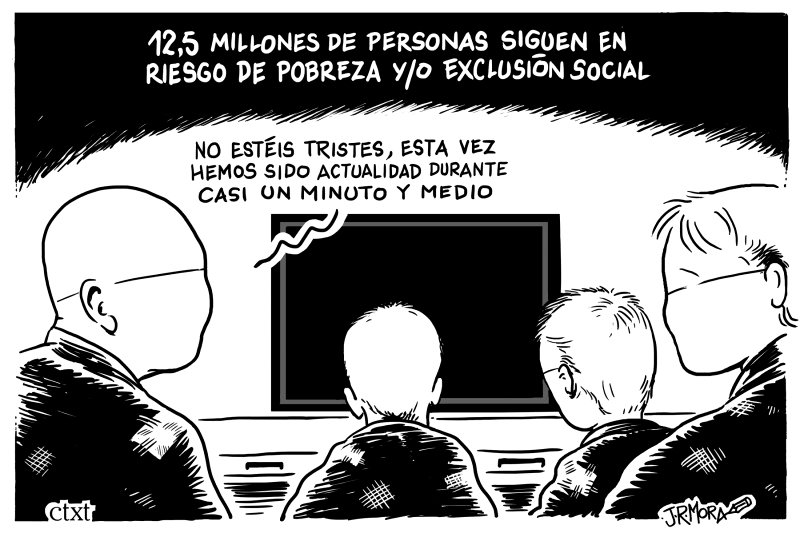 Pobreza en España.