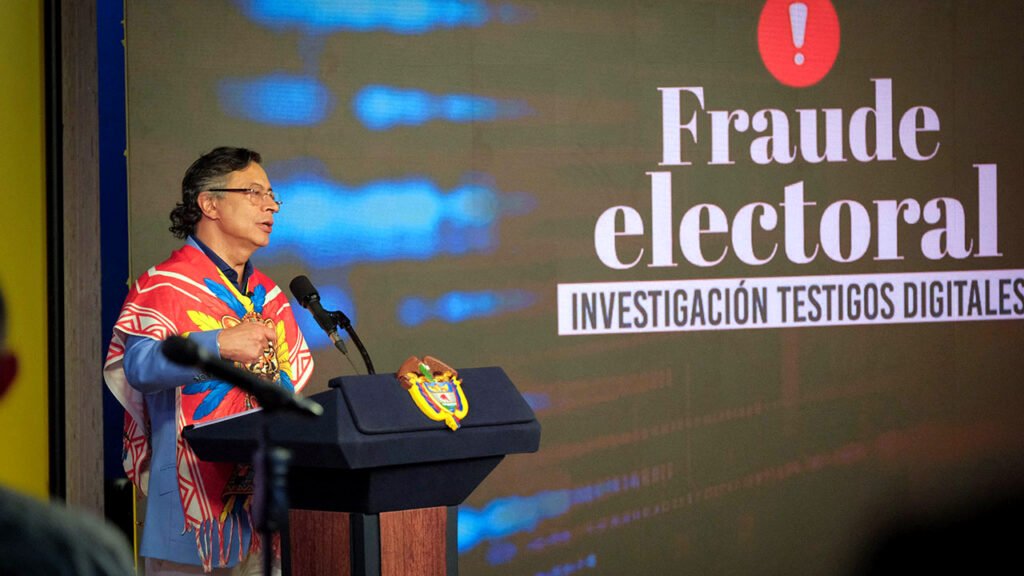 Presidente Petro en declaración de medios 3 de agosto de 2026​.