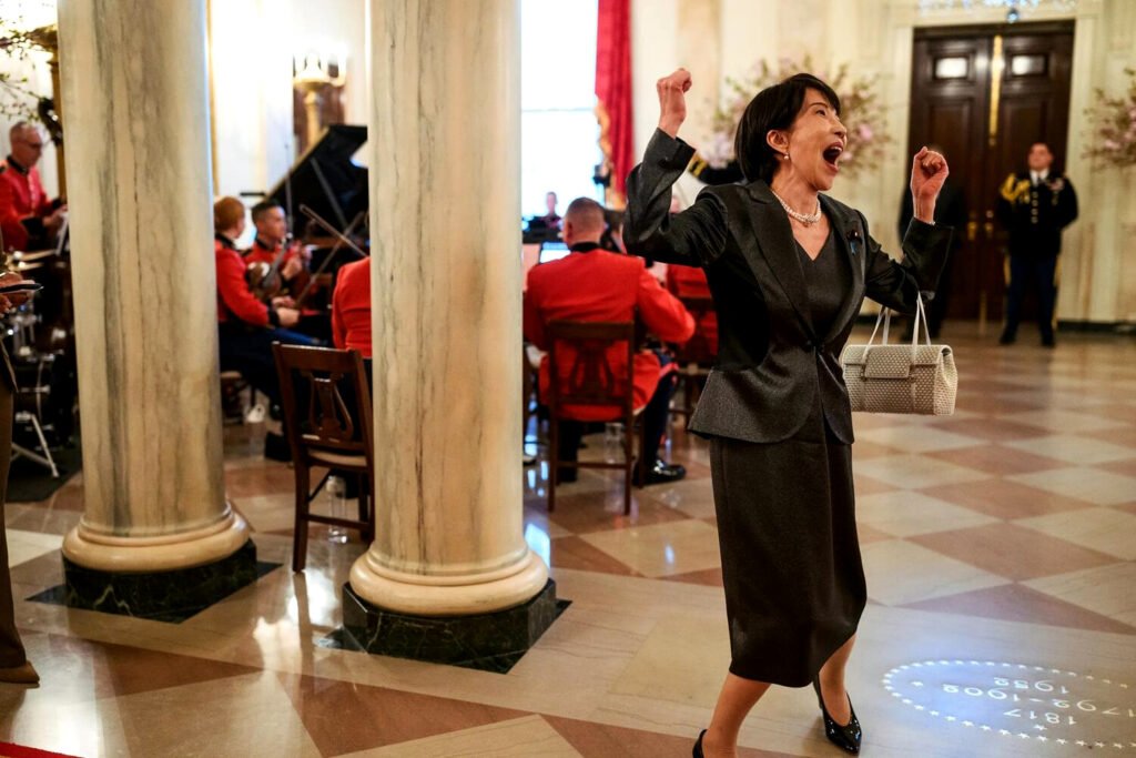 Sanae Takaichi, Primera Ministra de Japón en visita oficial a Washington el pasado mes de marzo.