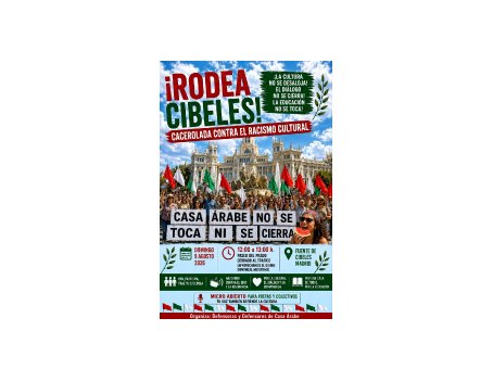 ¡Rodea Cibeles! – Cacerolada contra el racismo cultural en Madrid