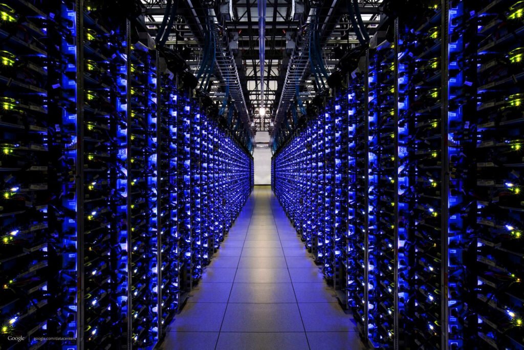 .Uno de los centros de datos de Google.