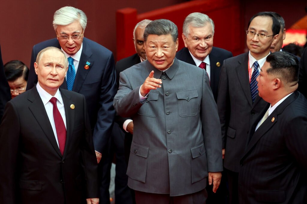 Xi Jinping con Vladimir Putin en 2025