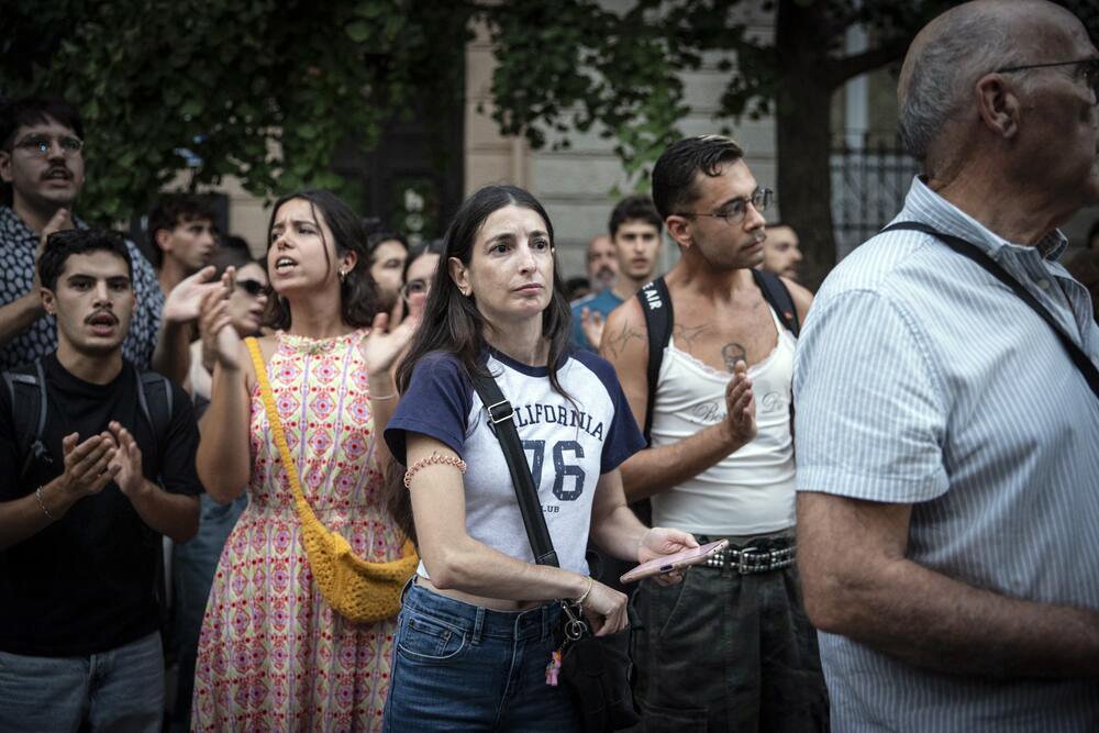 Concentraciones por el desahucio de Maricarmen Abascal en Andalucía. Fotografía de Jaime Cinca.