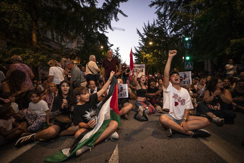 Concentraciones por el desahucio de Maricarmen Abascal en Andalucía. Fotografía de Jaime Cinca.