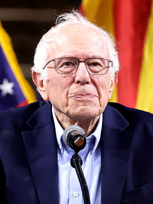 Bernie Sanders en 2025.