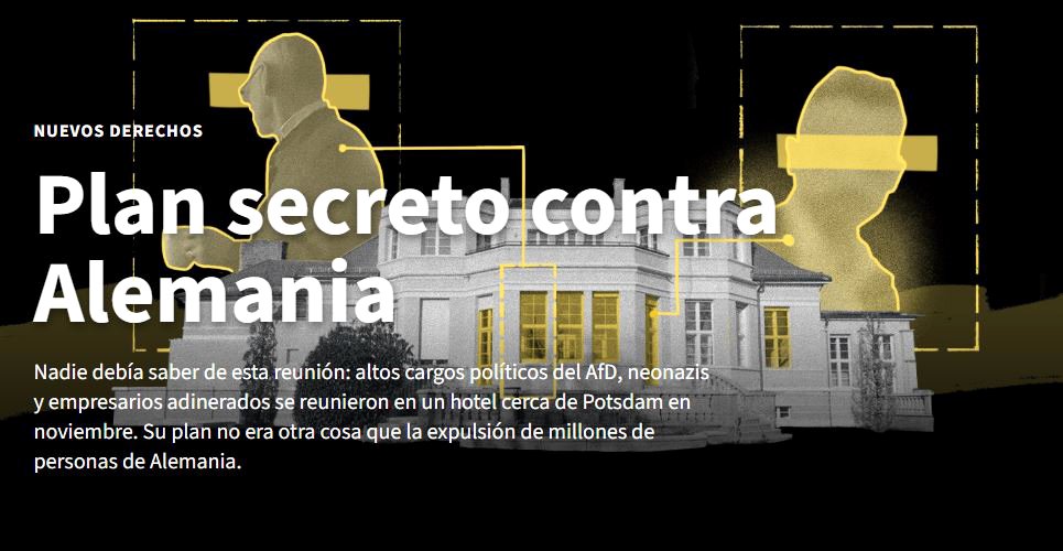 Plan secreto alemán para la “remigración” de migrantes en el país.