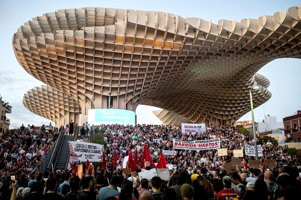 Concentración en Sevilla.