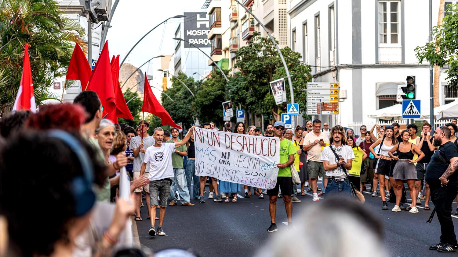 El Sindicato de Inquilinas frena el desahucio de una mujer con cáncer terminal en Canarias