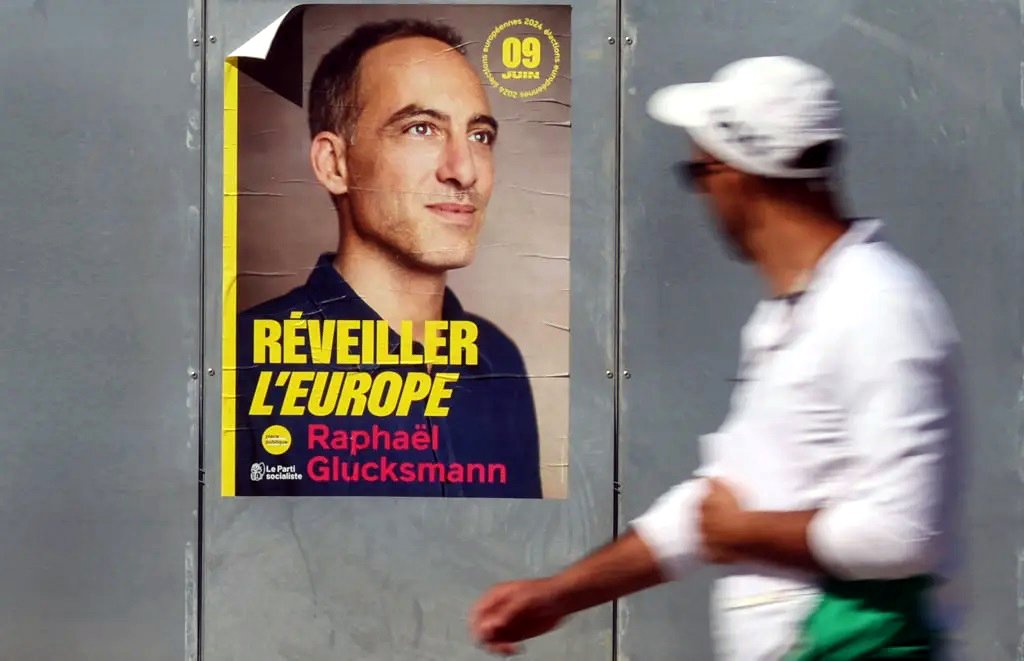 La candidatura de Raphaël Glucksmann en Francia.