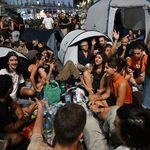 La movilización histórica del 26S acabó con una acampada que tomó Sol acompañada por miles de manifestantes. Fotografía de Dani Gago.