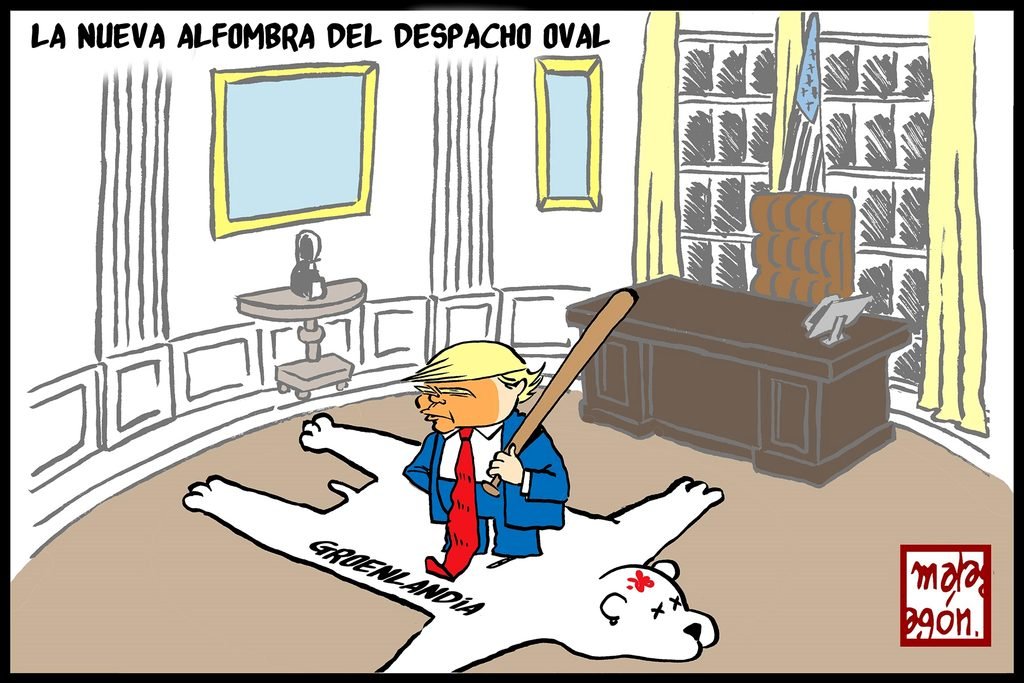 La nueva alfombra del Despacho Oval.