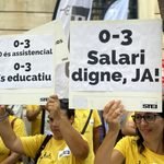 Manifestación de profesoras de educación infantil en Baleares. Fotografía de Mireia Balasch.