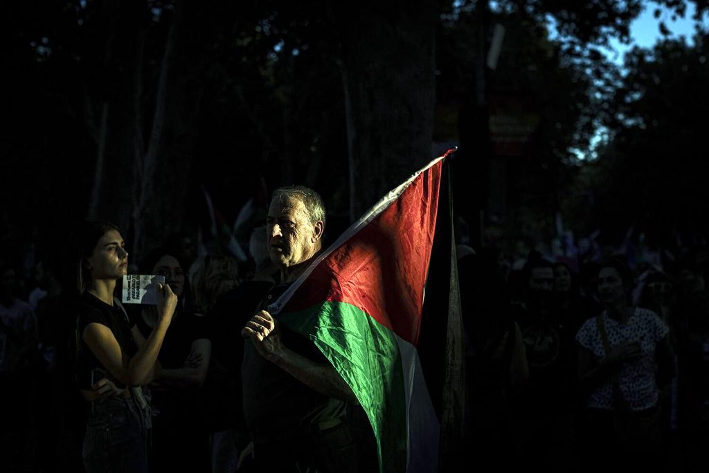 Manifestación por Palestina en Madrid.