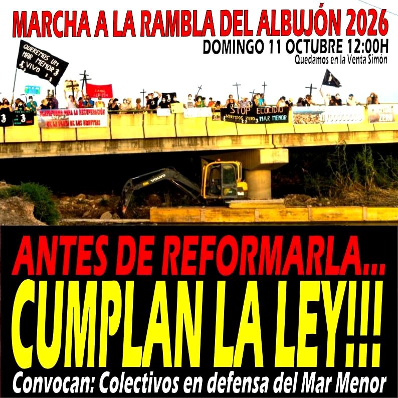 Marcha a la Rambla del Albujón 2026. Campo de Cartagena.