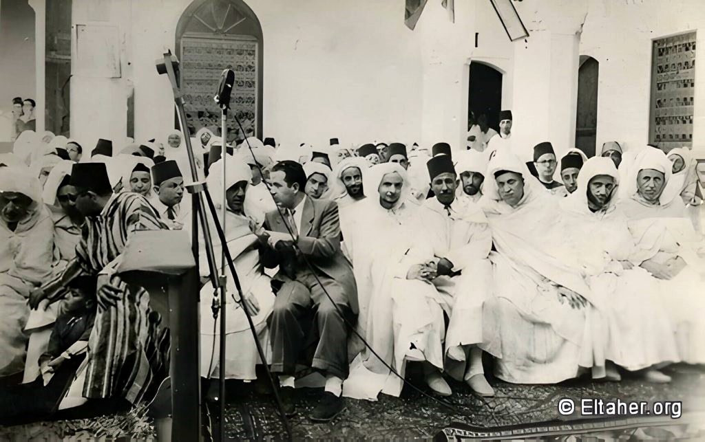Miembros del Partido Istiqlal, formación que defendía la independencia de Marruecos.