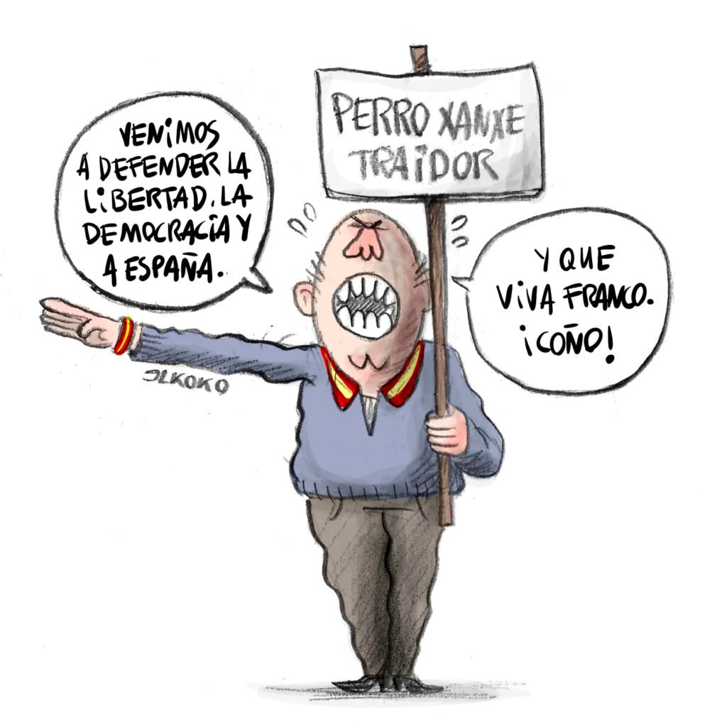 Sembrando odio.