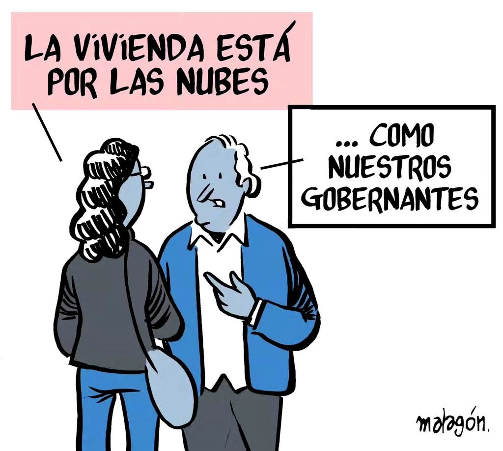 Vivienda por las nubes.