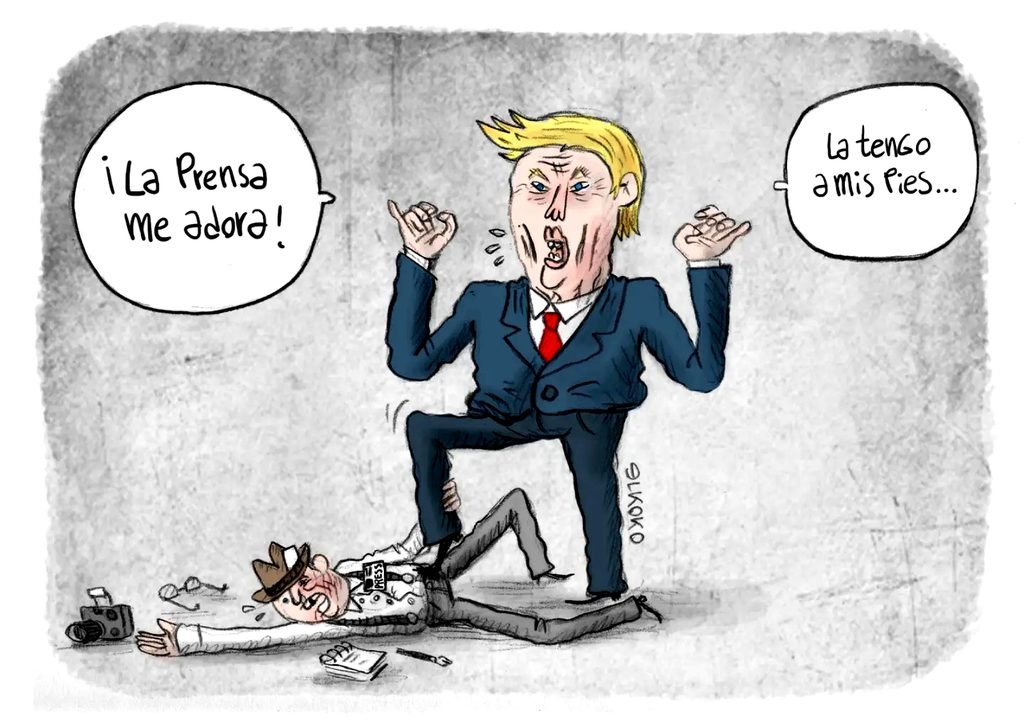 La prensa me adora.