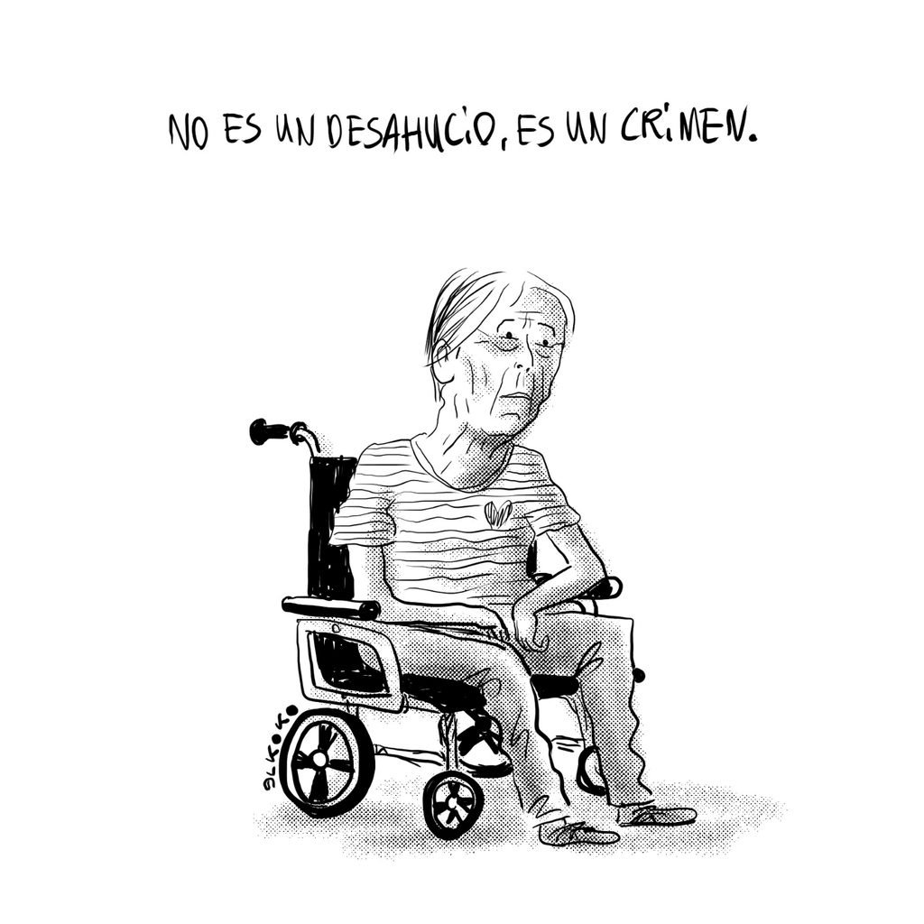 No es un desahucio, es un crimen.