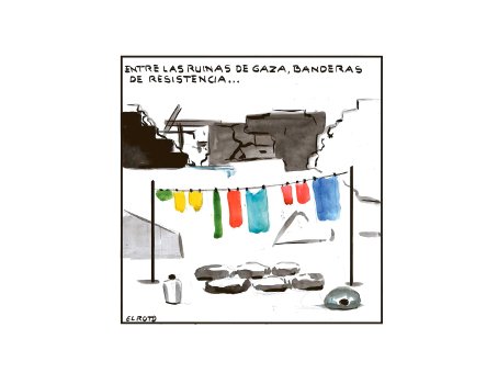 Resistir entre las ruinas de Gaza