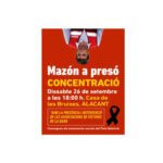 Concentración en Alicante - Mazón a prisión.