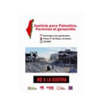Justicia para Palestina. Paremos el genocidio. No a la Guerra. Concentración en Archena.