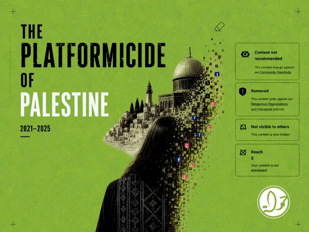 Una nueva investigación revela la supresión sistemática de contenido digital palestino en diversas plataformas de metadatos.