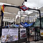 Boca del metro en la Puerta del Sol. Fotografía de Carlos Hernández de Frutos.