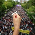 Cientos de miles de personas salieron a la calle de Madrid el pasado 3 de octubre para reclamar medidas efectivas para garantizar el derecho a la vivienda. Fotografía de Alberto Astudillo.