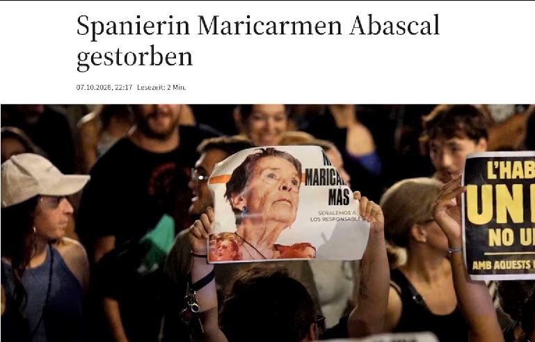 Maricarmen, en el 'Frankfurter Allgemeine Zeitung'.