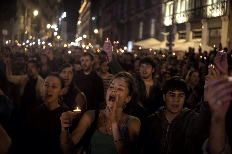 'No son muertes, son asesinatos' Fotagrafía de Bruno Thevenin.