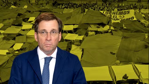 El alcalde de Madrid, de familia híper rentista, considera que los acampados de Sol son una amenaza.