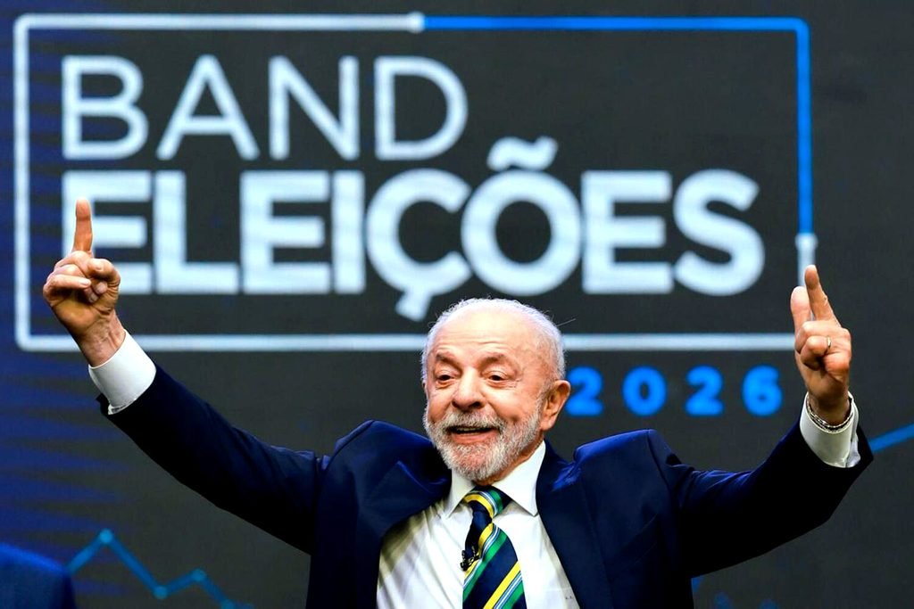 El presidente de la República de Brasil, Luiz Inácio Lula da Silva, durante el debate del pasado 18 de octubre en São Paulo.