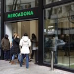 Entrada de un Mercadona en Madrid. Elvira Megías.