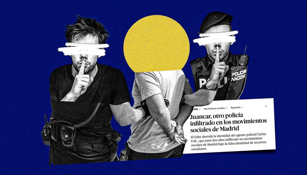 La primera consecuencia legal de las infiltraciones policiales ha sido la detención de un militante que las investigaba.