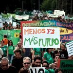 Manifestación en defensa de la educación pública el pasado 27 de septiembre en Madrid. Manuel del Valle.
