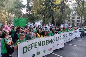 Manifestación por la educación pública el 16 de octubre de 2026. Kike Castro.