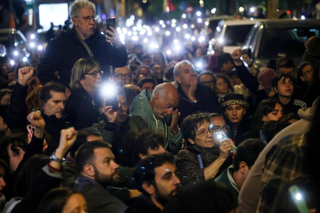 Movilización en Madrid tras la muerte de Maricarmen el 7 de octubre. David F. Sabadell.