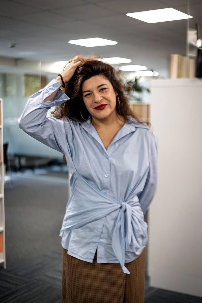 Nerea Pérez de las Heras en la sede de Penguin Random House. Jaime Pérez Rivero.