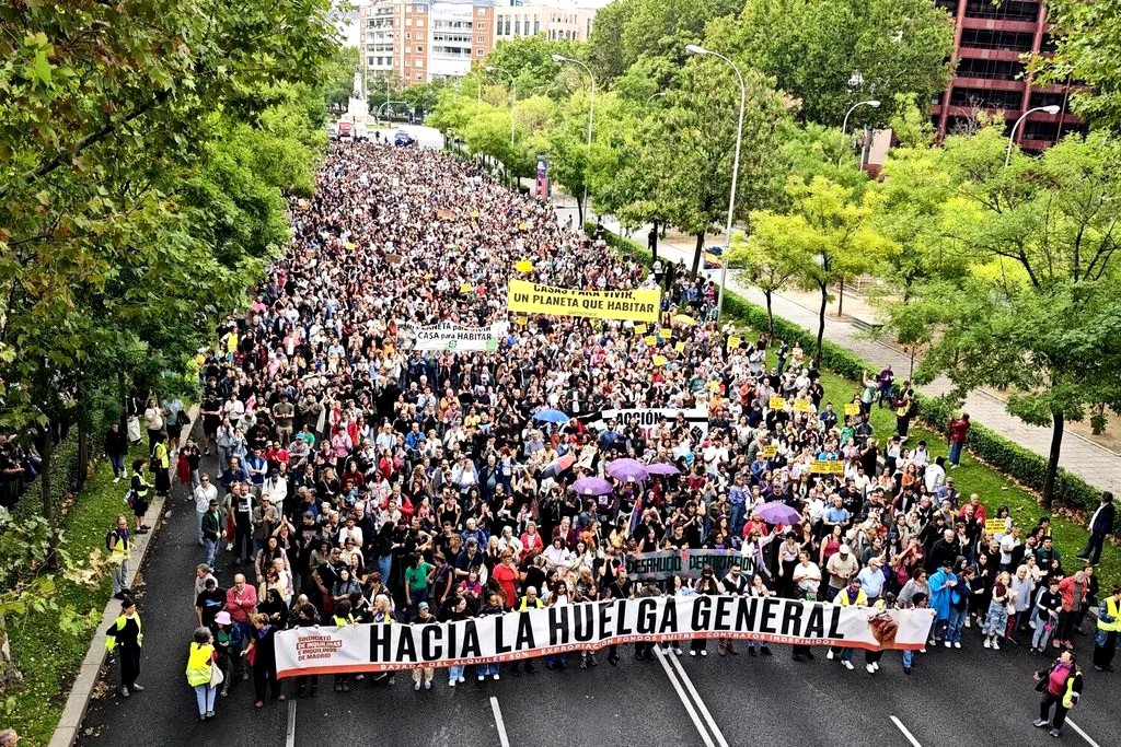 Pancarta de la manifestación por la vivienda del 3 de octubre de 2026. Susana Albarrán Méndez.