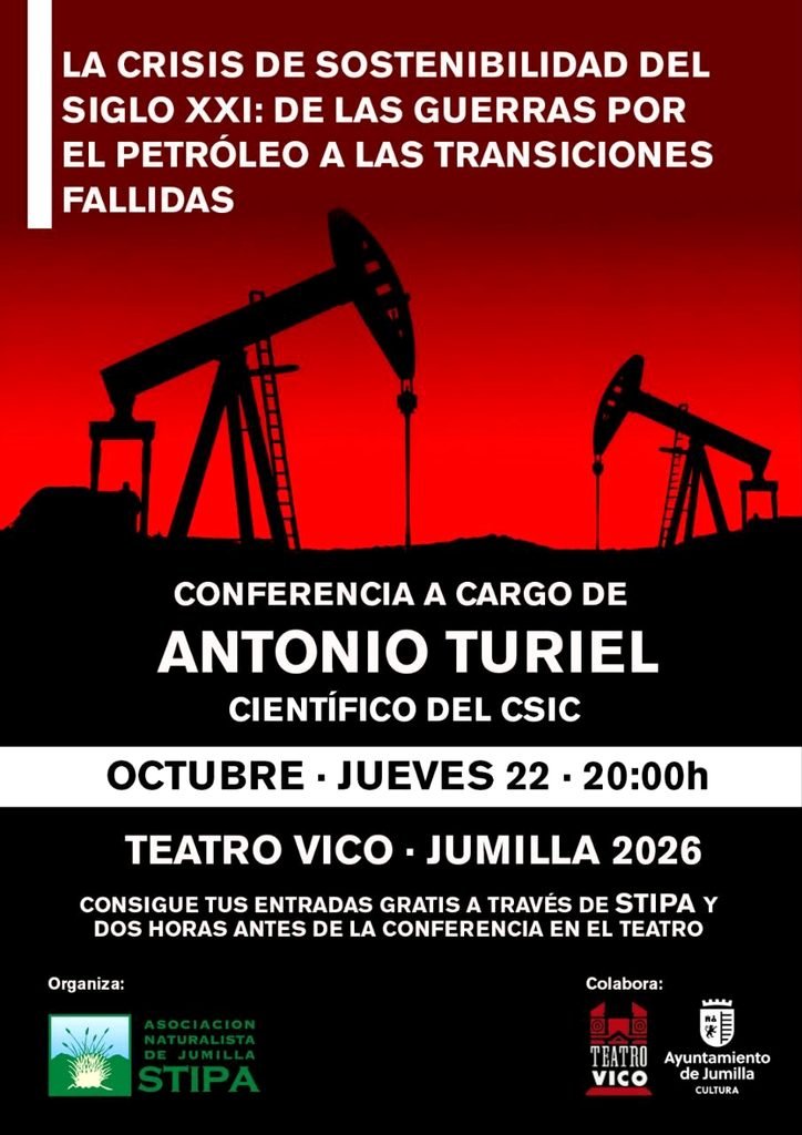 Conferencia de Antonio Turiel en Jumilla.