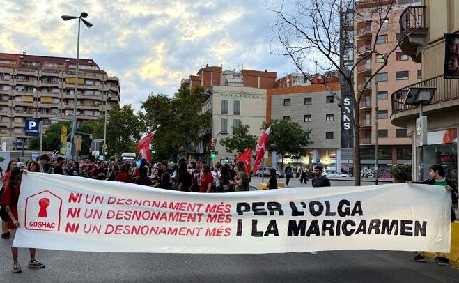 Protestas en Barcelona.